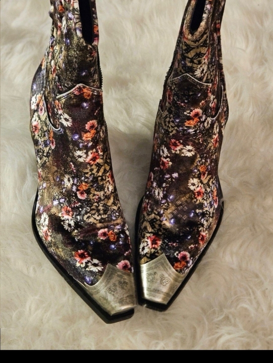 Free People Brayden Floral Boots - Picture 4 of 6